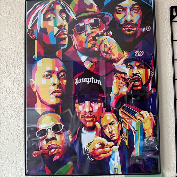 Hip-Hop Rap Legends Framed Wall Art 12x16 - Picture 1 of 3